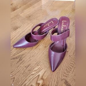 Melot purple lulu business casual heel